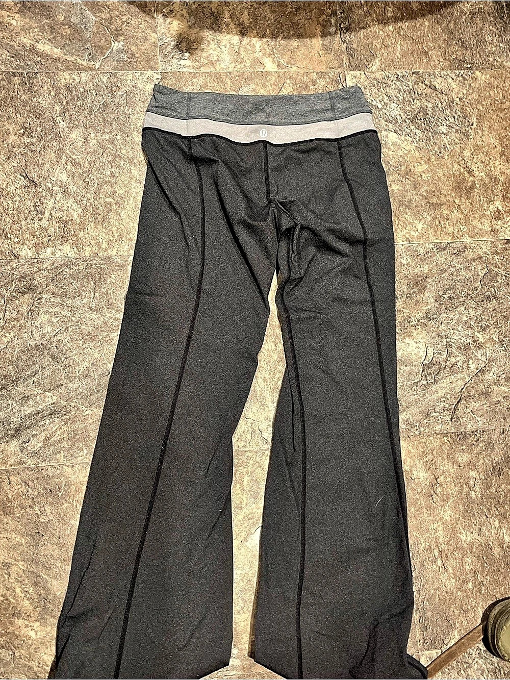 Lululemon Groove Pant Black & Gray Leggings